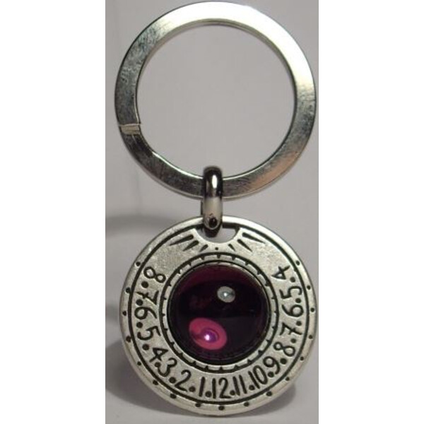 Ragalaxys Porte-clés Saturne Sundial Amethyst