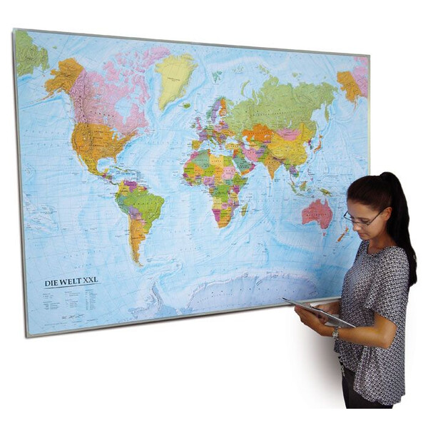 Mappemonde freytag & berndt World map political XXL