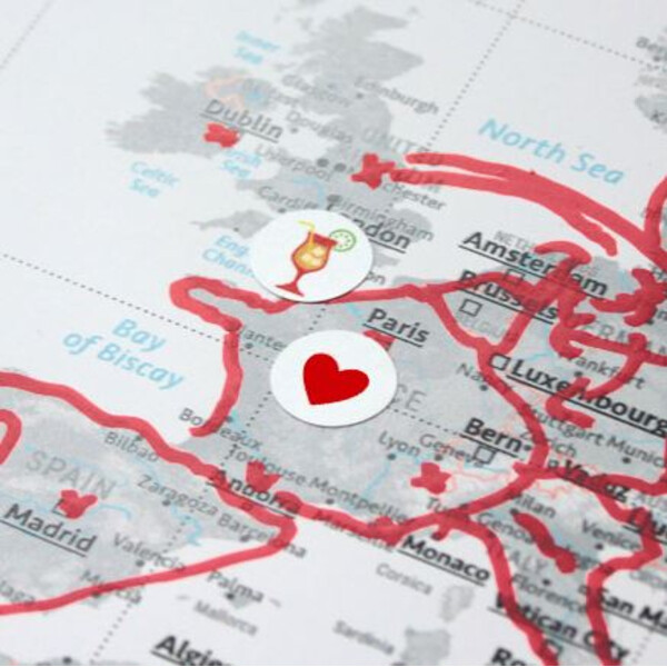 Marmota Maps Sticker für Weltkarten