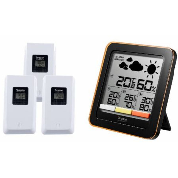 Station météo Oregon Scientific 4 zones avec avertisseur de moisissures