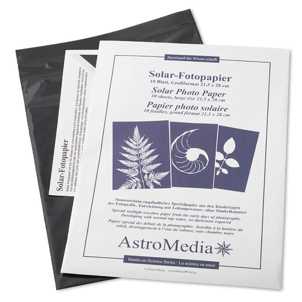 Kit AstroMedia Le papier photo solaire 21,5 x 28 cm