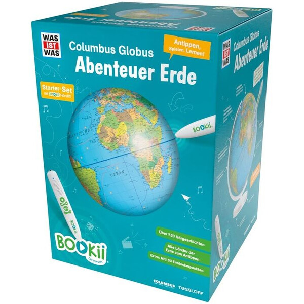 Tessloff-Verlag Kinderglobus BOOKii Globus mit Stift 34cm