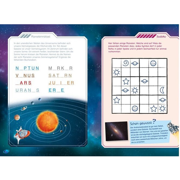 Tessloff-Verlag Le petit Major Tom. Le plaisir des devinettes Planètes