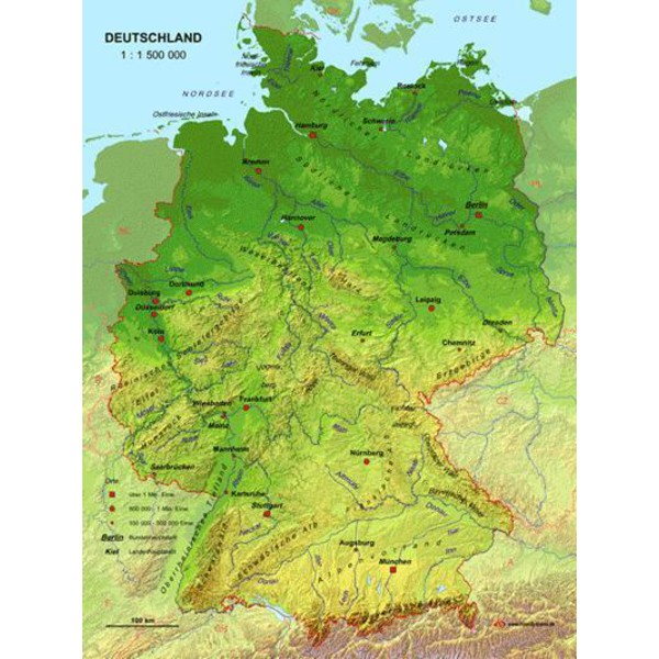 MBM Systems Véritablement 3D carte Deuschland