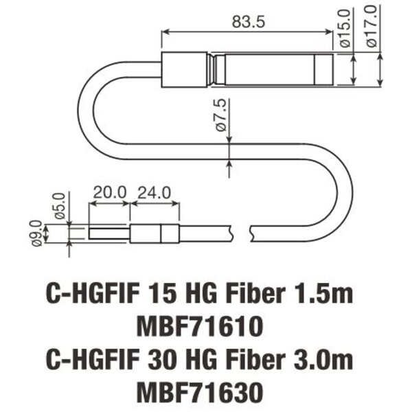 Nikon C-HGFIF15 HG fiber 1,5m