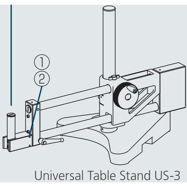 Statif à bras fixe Nikon US-3,  double arm Universal Stand, for C-FMAN or SM Focusing Mount