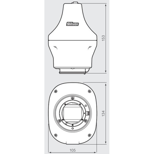 Nikon Kamera DS-Qi2, Mono, 16.25MP, USB3.0, CMOS, F-mount