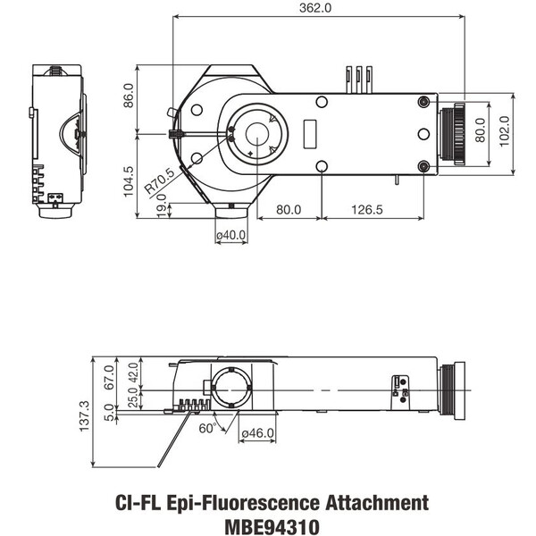 Nikon Ci-FL Epi-fluorescence Attachment