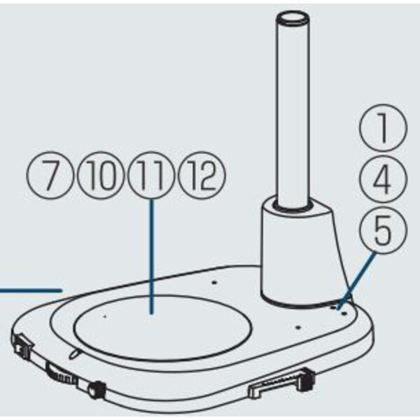 Microscope stéréo zoom Nikon SMZ745T, trino, 0.67x-5x,45°, FN22, W.D.115mm, Durchlicht, LED