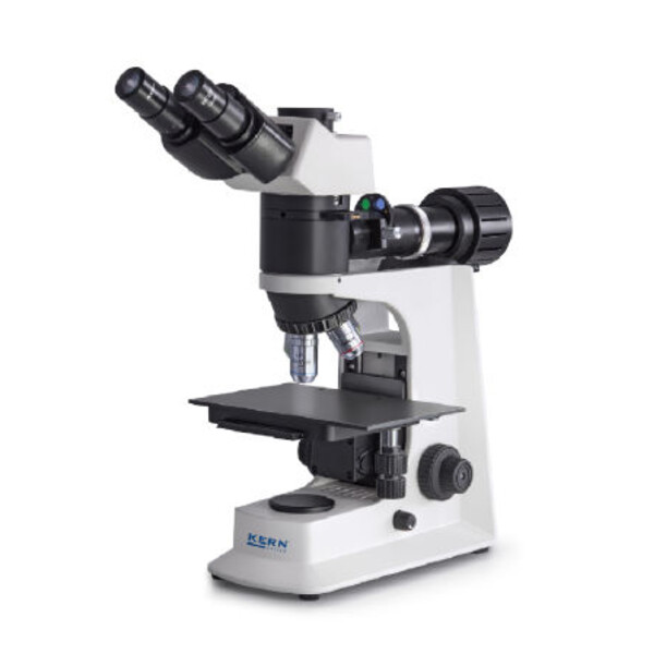 Microscope Kern OKM 173, MET, POL, trino, Inf, planachro, 50x-400x, Auflicht, HAL, 30W