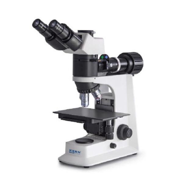 Microscope Kern OKM 172, MET, POL, bino, Inf, planachro, 50x-400x, Lumière incidente, HAL, 30W
