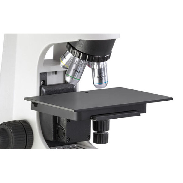 Microscope Kern OKM 172, MET, POL, bino, Inf, planachro, 50x-400x, Auflicht, HAL, 30W