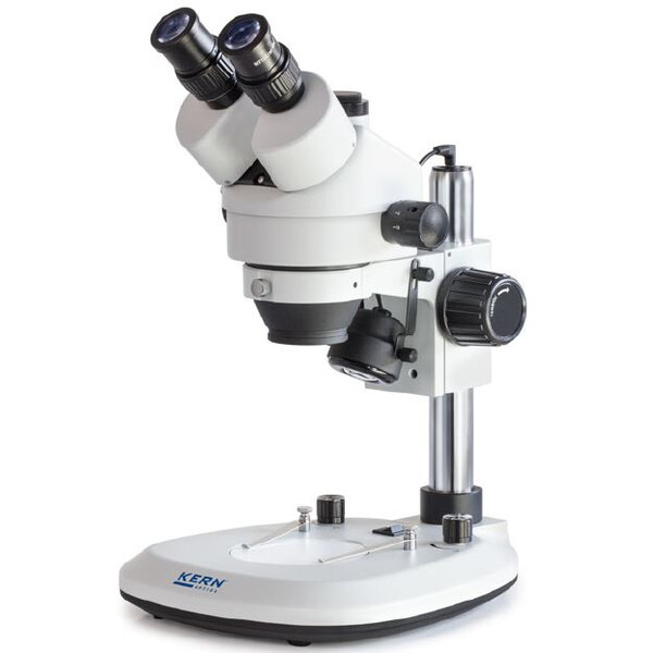 Microscope stéréo zoom Kern OZL 463, Bino, Greenough, 0,7-4,5x, HWF10x20, 3W LED