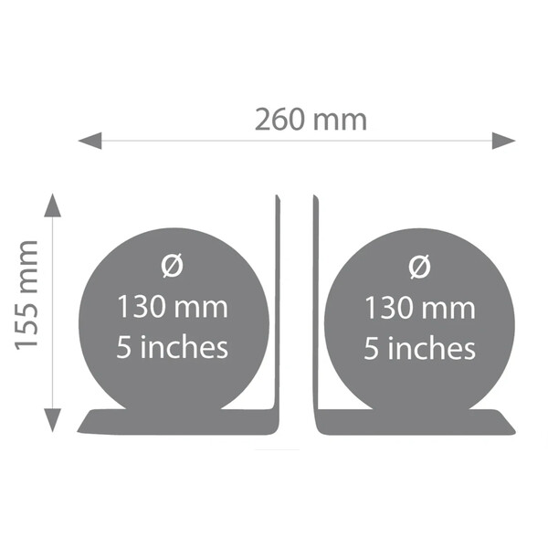 TROIKA Globus BookGlobe Earth Galaxy 13 cm