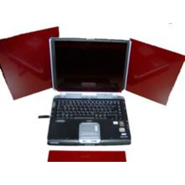 TS Optics Rotes Plexiglas für Monitor 360x270mm