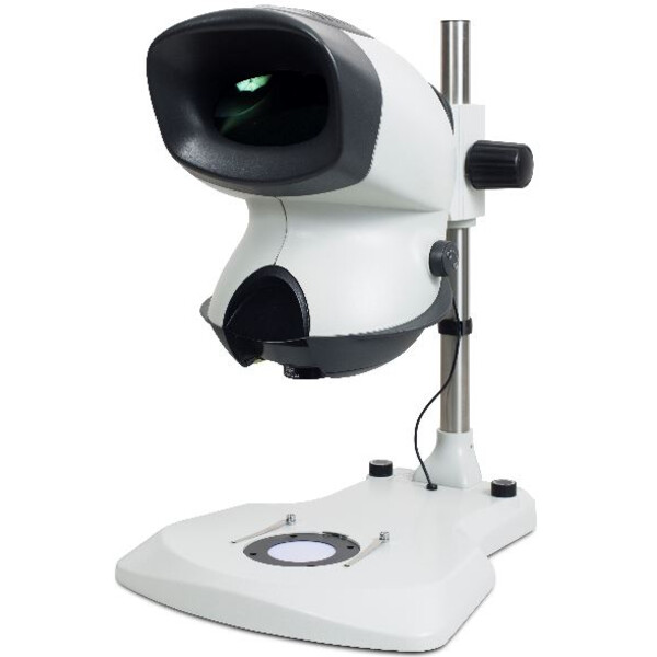 Microscope stéréo zoom Vision Engineering MANTIS Compact TS, MC-TS, Tête, Lumière incidente et transmise, LED, Statif à colonne, 2, 4, 6, 8x, sans objectif,