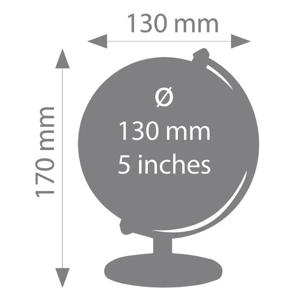 Mini-globe TROIKA Gagarin Night 13cm