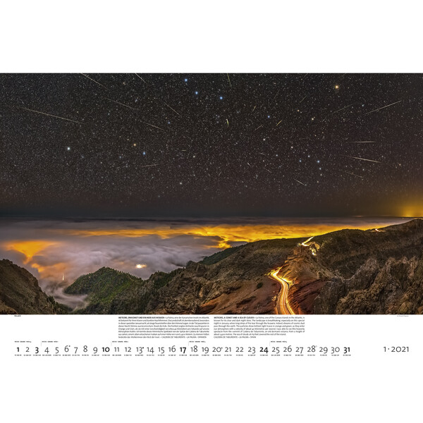 Calendrier Palazzi Verlag Nightscapes 2021