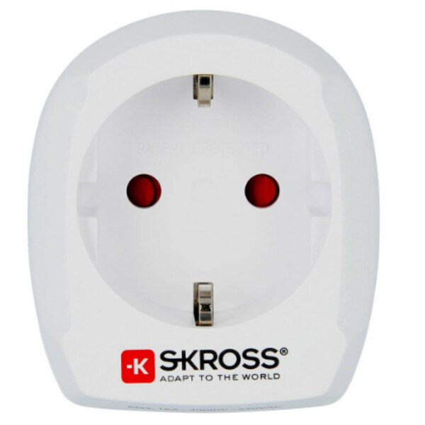 Alimentation électrique Skross Reiseadapter Europe to UK