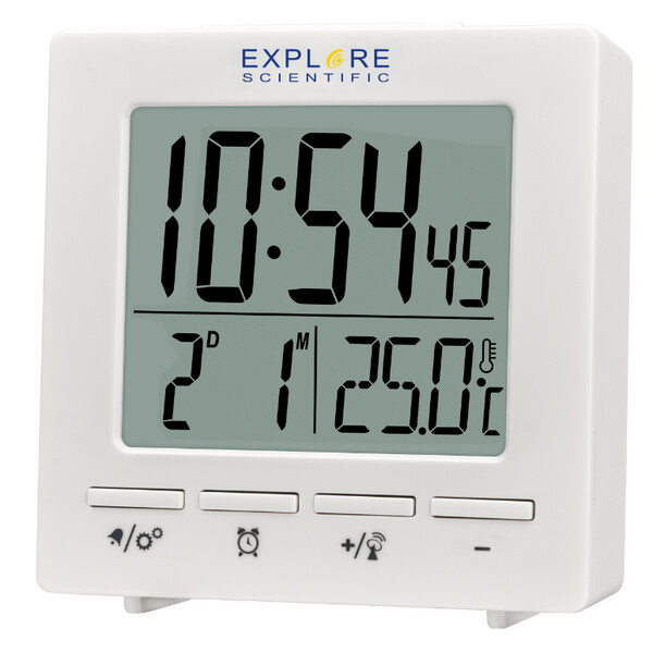 Station météo Horloge radio avec température intérieure