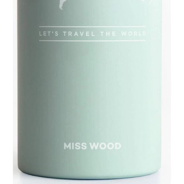 Miss Wood Bouteille vert clair
