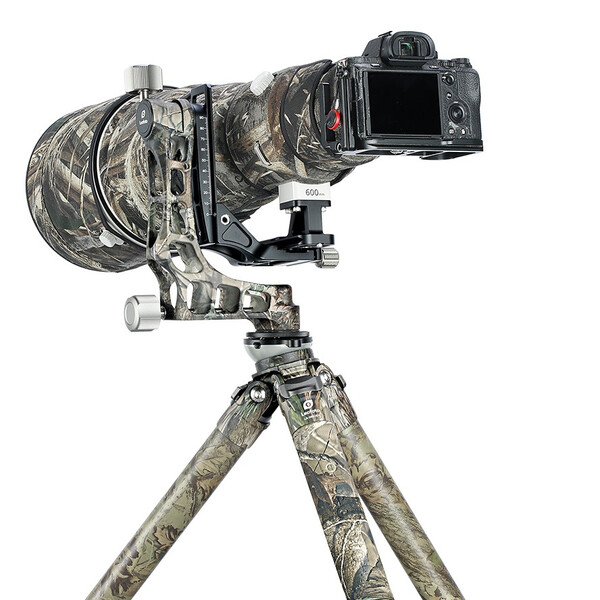 Leofoto Carbon-Dreibeinstativ LS-365CEX Ranger mit Nivellierbasis + PG-1 Gimbal Full Camo