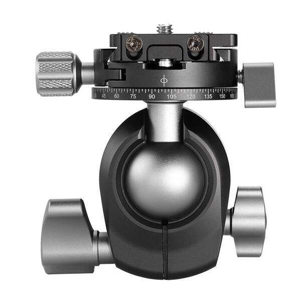 Leofoto Stativ-Kugelkopf LH-30R, Dual-Panoramafunktion + Schnellwechselplatte NP-50
