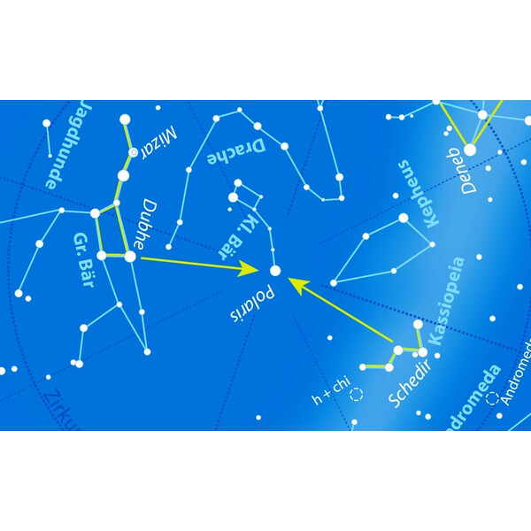Carte du ciel Oculum Verlag Drehbare Himmelskarte Sterne und Planeten 30cm