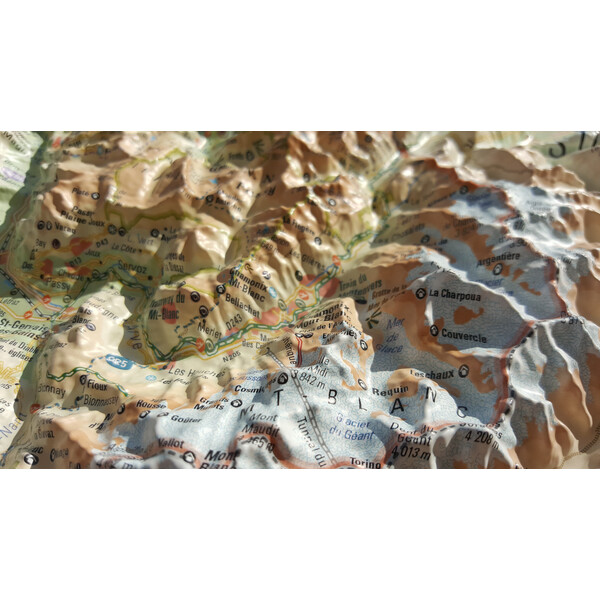 3Dmap Regional-Karte Haute Savoie Version été