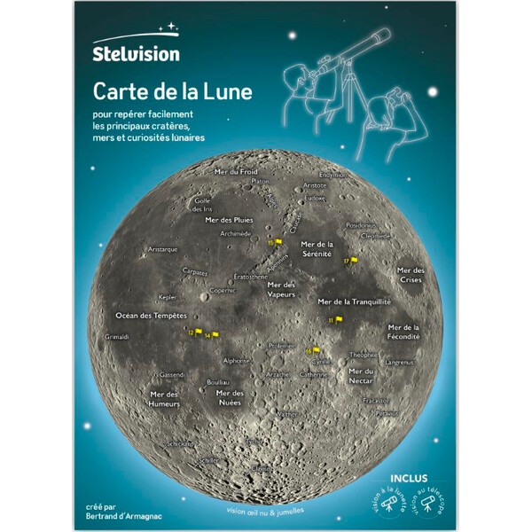 Stelvision Atlas Carte de la Lune