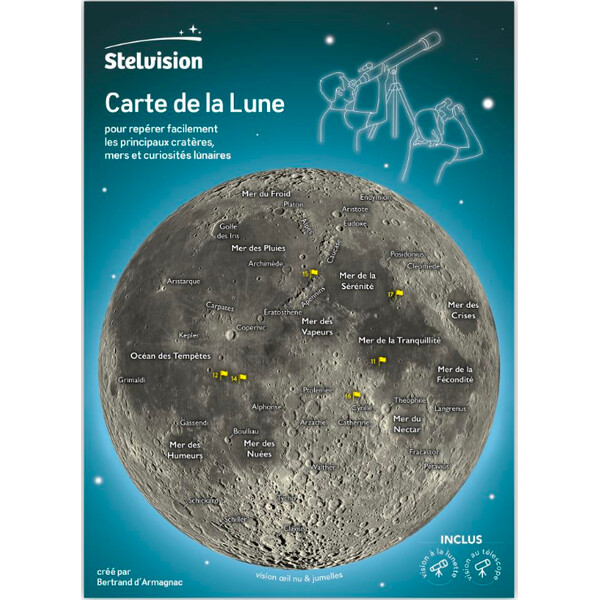 Atlas Stelvision Carte de la Lune