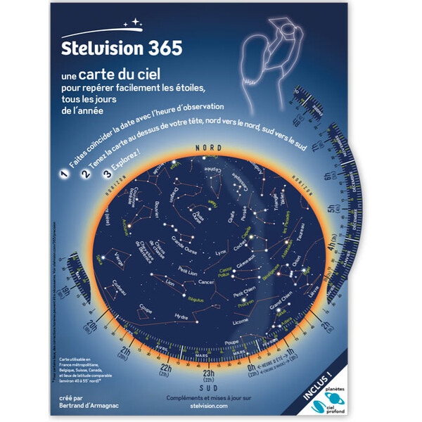 Carte du ciel Stelvision 365