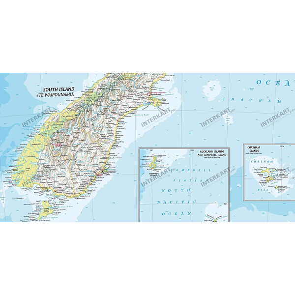 Carte géographique National Geographic Nouvelle-Zélande (60 x 77 cm)