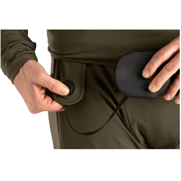 Härkila Caleçon chauffant , vert saule/noir, taille XL