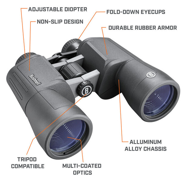 Bushnell Fernglas Powerview 2.0 12x50 Aluminum, MC