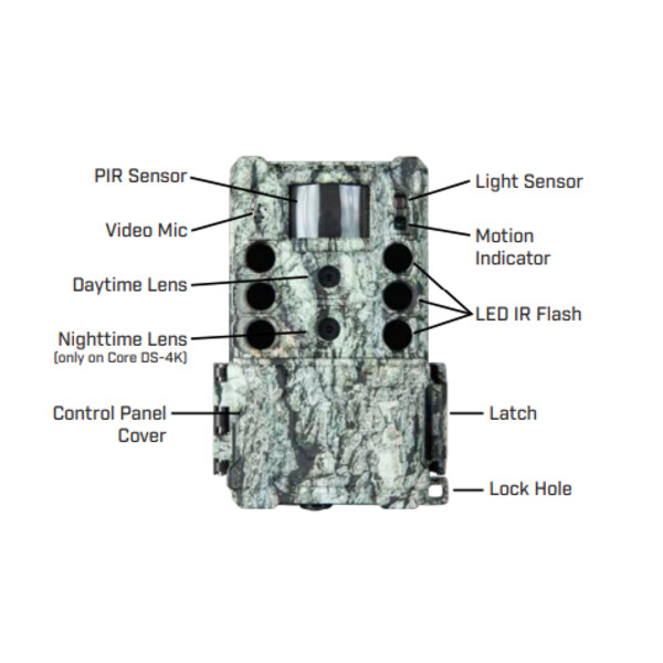 Bushnell Wildkamera 32MP CORE DS4K Tree Bark Camo No Glow, Box 5L