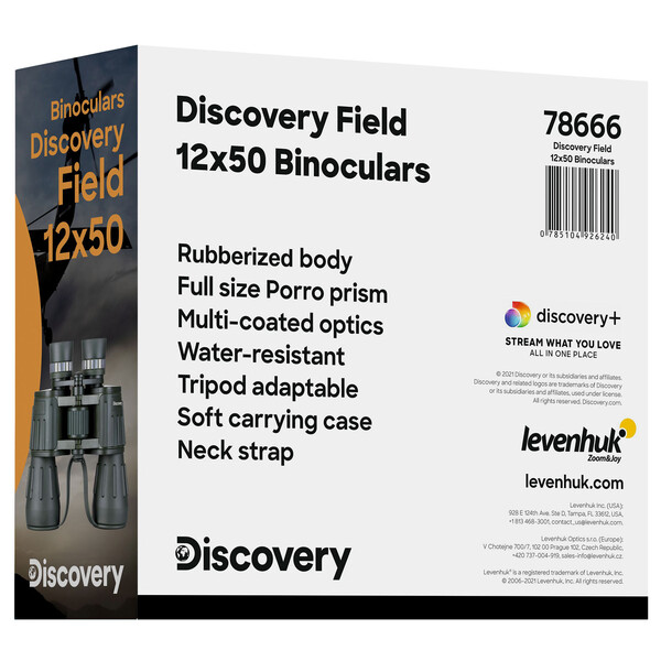 Discovery Fernglas 12x50 Field