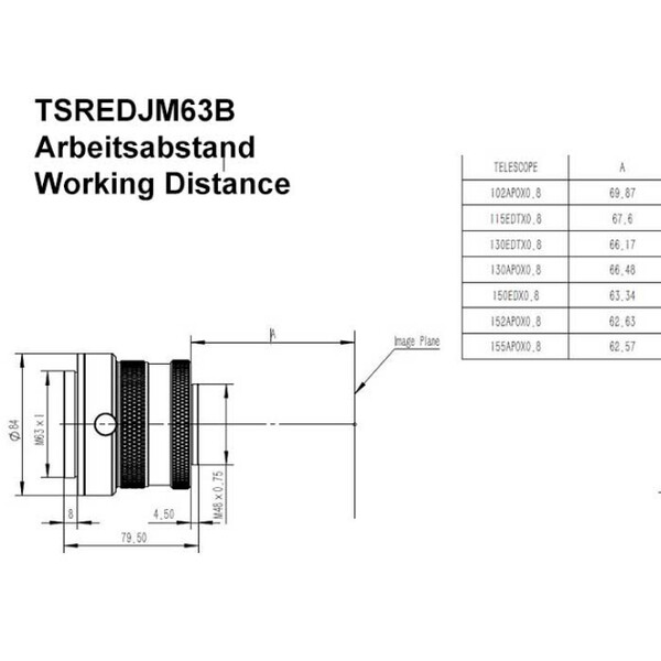 TS Optics Korrektor 0,8x