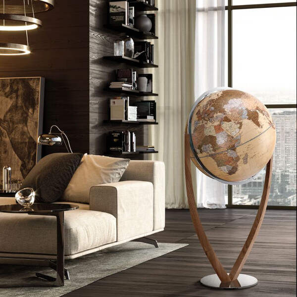 Globe sur pied Zoffoli Vertigo Apricot 60cm