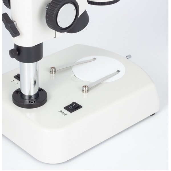 Microscope stéréo zoom Motic SMZ140-N2LED, bino, 10x/20, Al/Dl, LED 3W