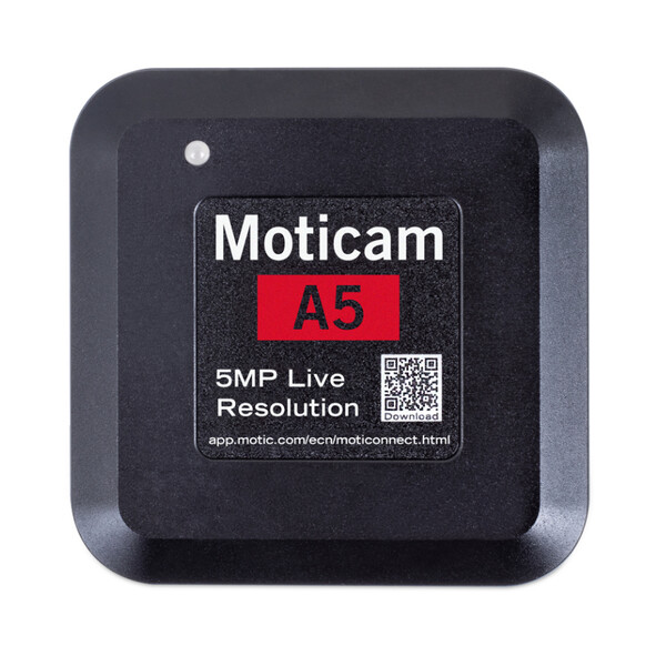 Caméra Motic Kamera A5, color, sCMOS, 1/2.8", 2µm, 30fps, 5MP, USB 2.0