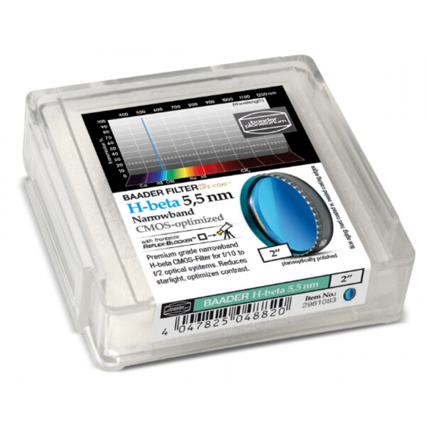 Filtre Baader H-Beta CMOS Narrowband 2"