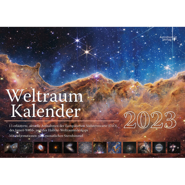 Calendrier Astronomie-Verlag Weltraum-Kalender 2023