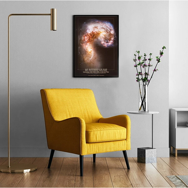 Affiche AstroMedia Les galaxies antennes