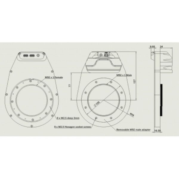 Rotateur Artesky Wanderer Rotator PRO M92