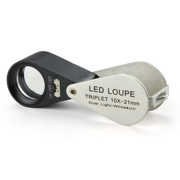 Loupe Euromex Klapp-Lupe PB.5034-LUV, 10x achromatisch, LED, UV