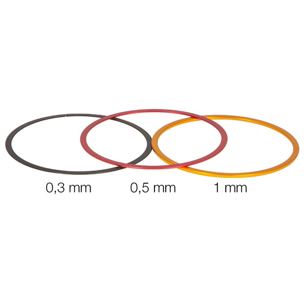tube allonge Baader Fine Tuning Ring Set T2 0.3 / 0.5 / 1mm