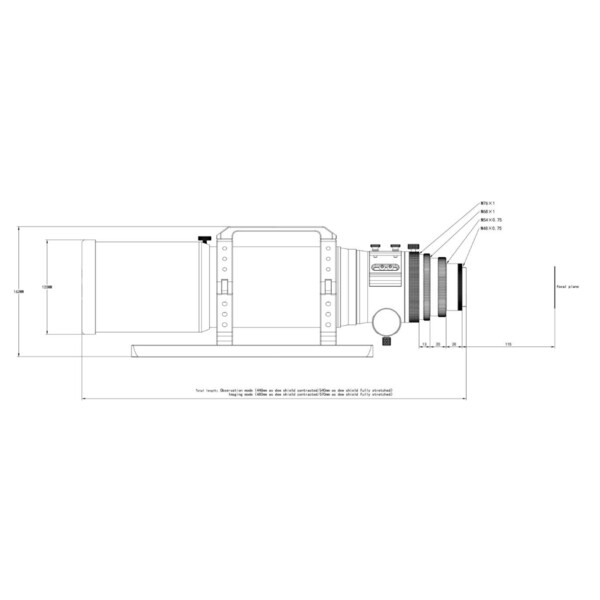 Askar Apochromatischer Refraktor AP 80/600 80PHQ