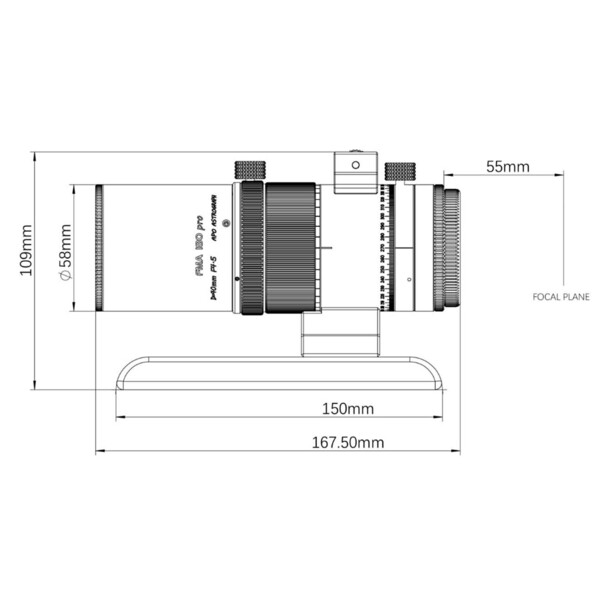 Lunette apochromatique Askar AP 40/180 FMA180PRO OTA