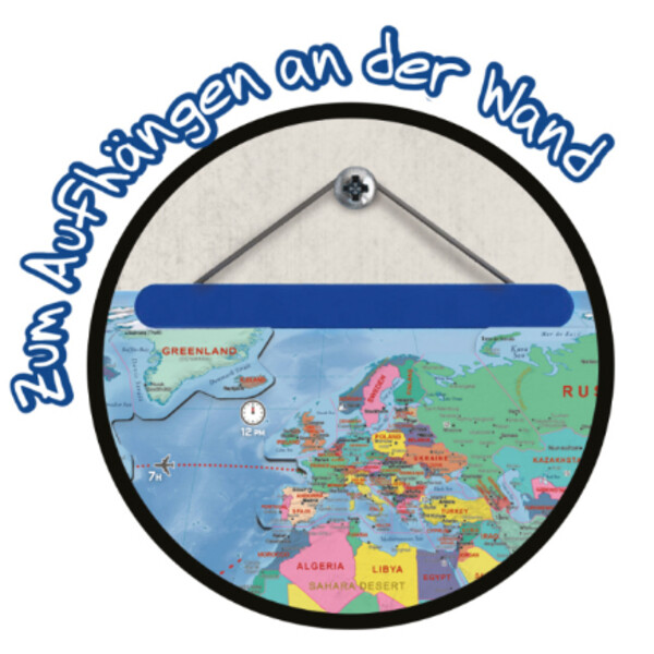 Carte pour enfants Buki Magnetische Weltkarte (70x38cm)